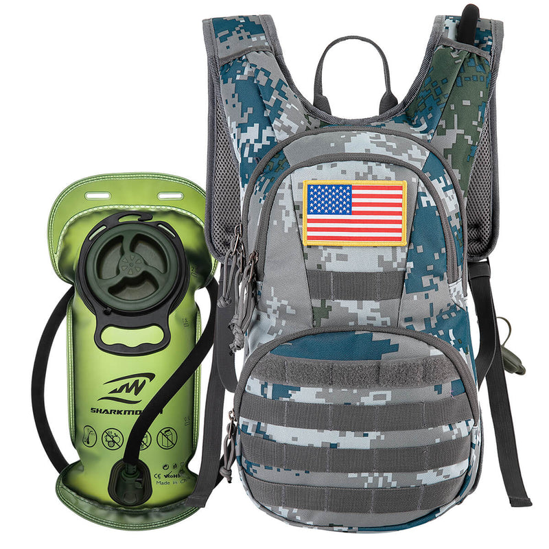 SHARKMOUTH<sup>&reg;</sup> Military Molle Hydration Pack Climing 15L
