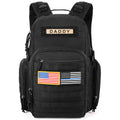 MIRACOL<sup>&reg;</sup> Military Diaper Bag for Dad 32L Black