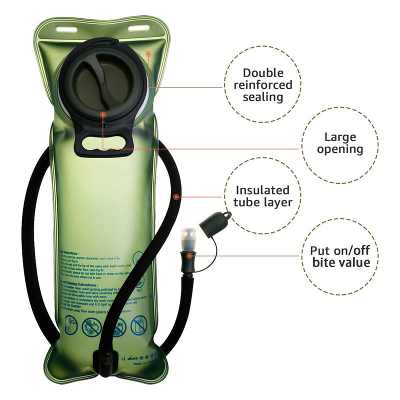 GELINDO<sup>&reg;</sup> 35L Military Hydration Pack with 2.5L Bladder