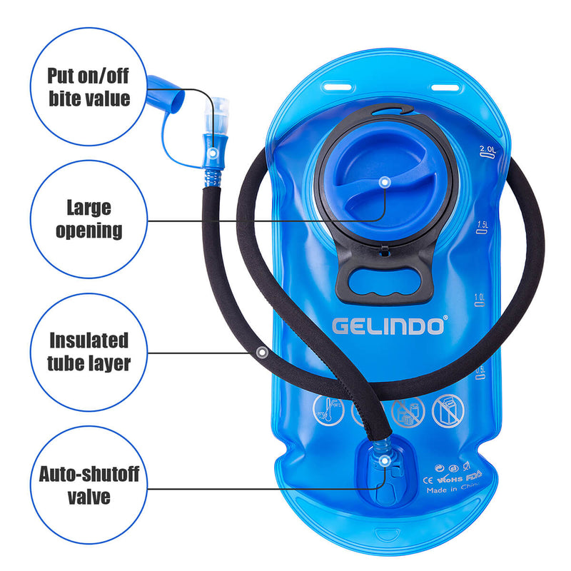 Gelindo<sup>&reg;</sup> Hydration Bladder 2 Liter Blue