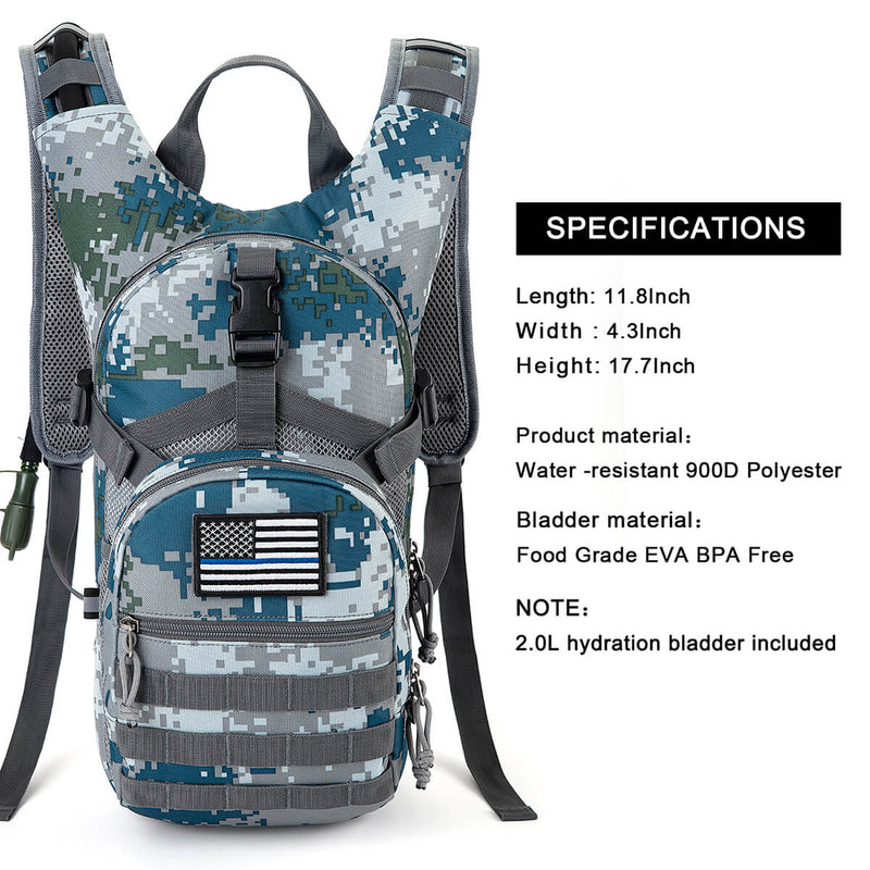 RUPUMPACK<sup>&reg;</sup> Military Hydration Backpack Hiking