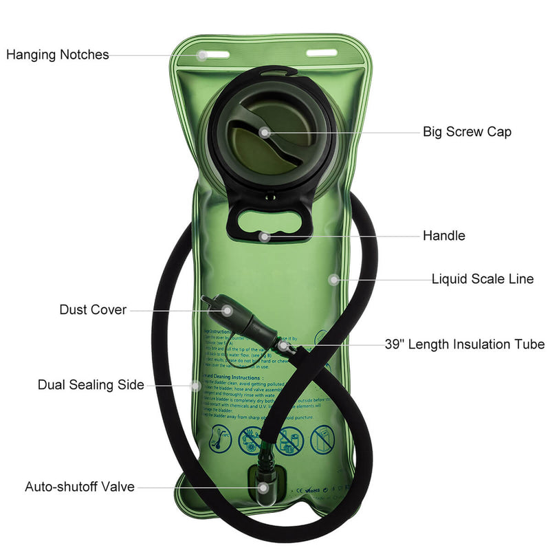 RUPUMPACK<sup>&reg;</sup> Military Hydration Backpack Hiking