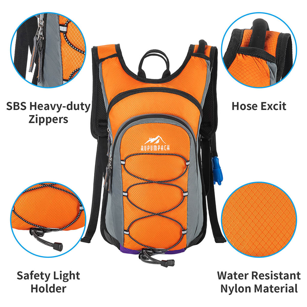 RUPUMPACK® Insulated Hydration Backpack Pack Hiking 15L