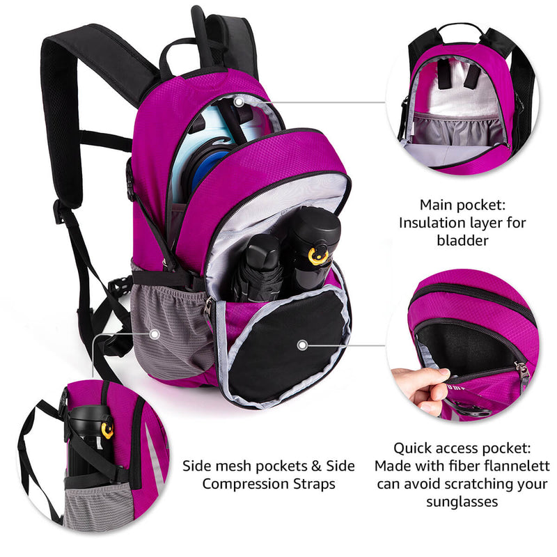 RUPUMPACK<sup>&reg;</sup> Insulated Hydration Backpack Pack Hiking 15L