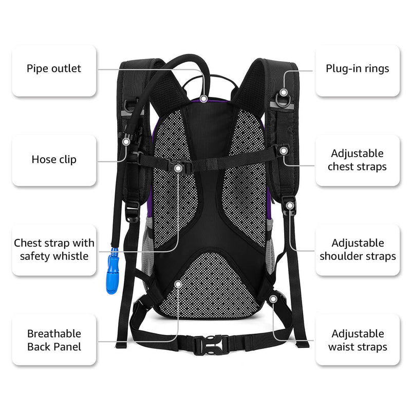 RUPUMPACK<sup>&reg;</sup> Insulated Hydration Backpack Pack Hiking 15L