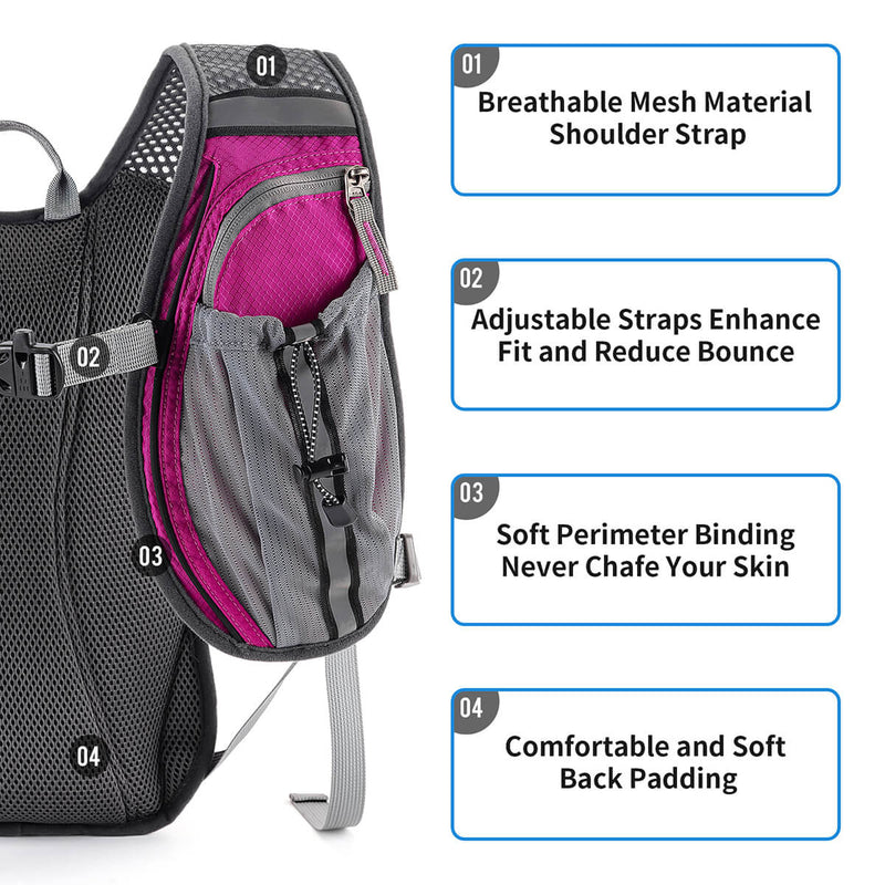 RUPUMPACK<sup>&reg;</sup> Hydration Vest  Backpack Running 8L