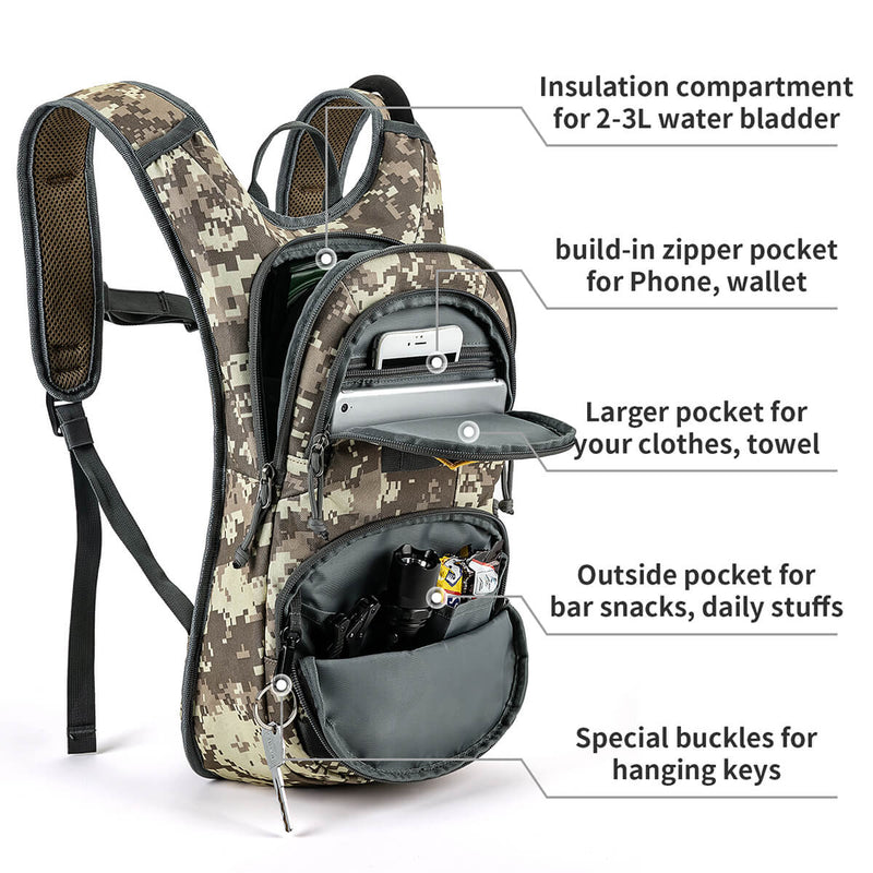 SHARKMOUTH<sup>&reg;</sup> Military Molle Hydration Pack Climing 15L
