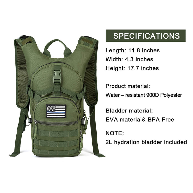 RUPUMPACK<sup>&reg;</sup> Military Hydration Backpack Hiking