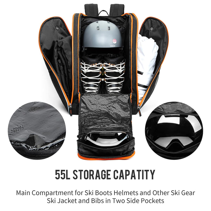SHARKMOUTH<sup>&reg;</sup> Ski Boot Bag 55L