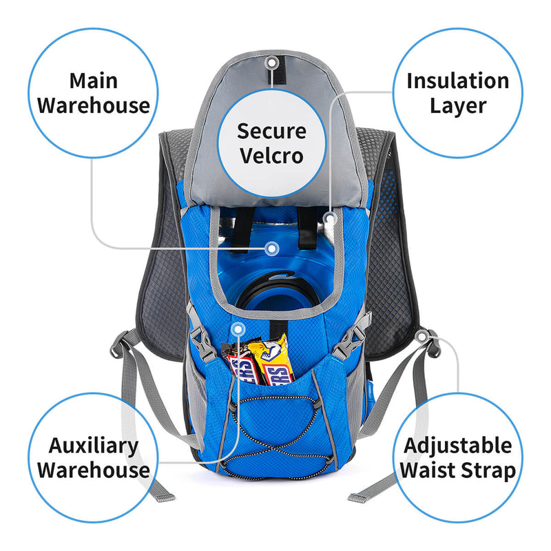 RUPUMPACK<sup>&reg;</sup> Hydration Vest  Backpack Running 8L
